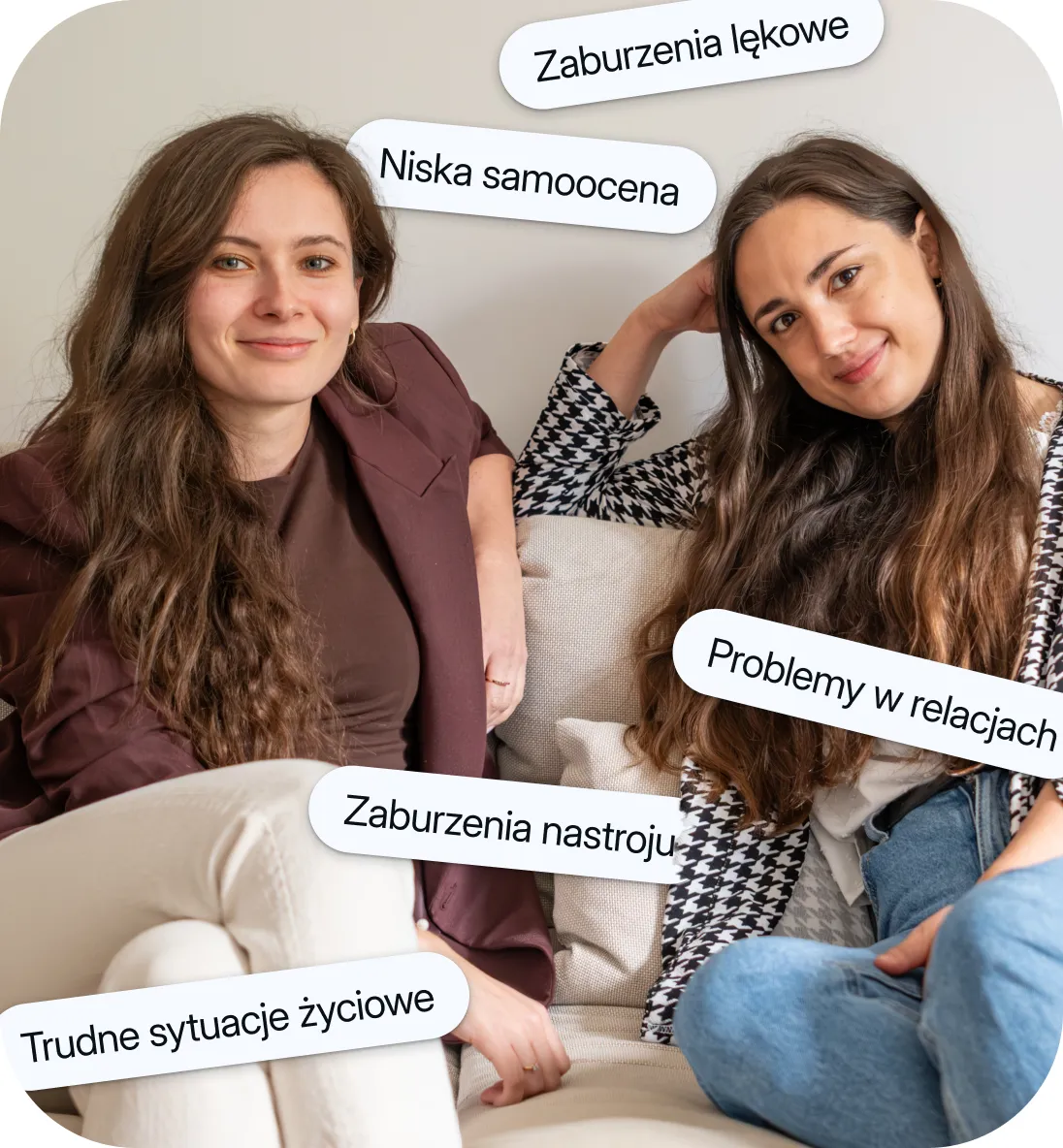 Dwoje terapeutów z gabinetu Mindio